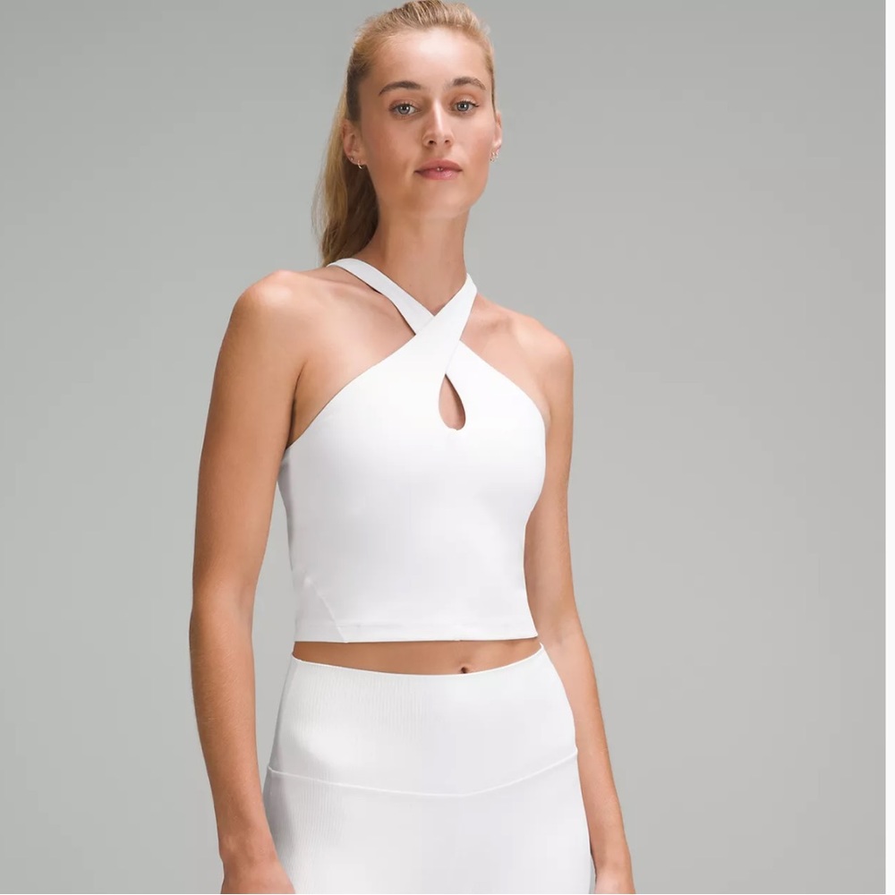 Lululemon Align Keyhole Halter Tank size 6 white price firm